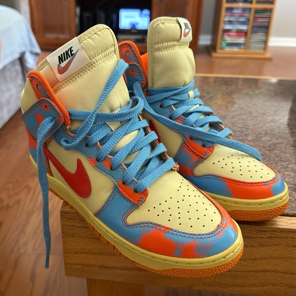 Nike Dunk High 1985 Orange Acid Wash
